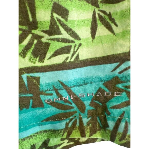 Columbia Omni Shade PFG Men's Swimming Trunks Blue & Green Size Small S - Picture 2 of 9